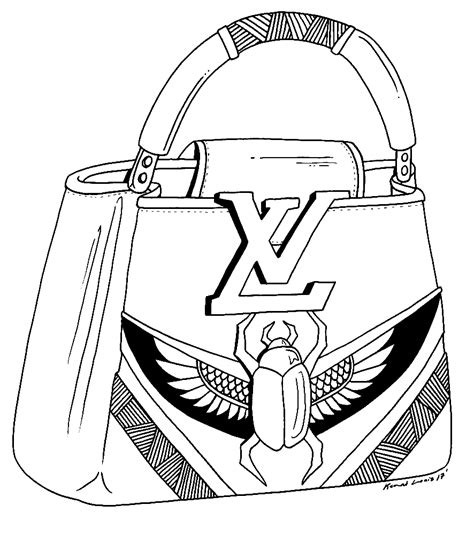 free printable louis vuitton coloring pages.